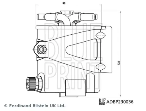 BLUE PRINT Fuel Filter (ADBP230036)
