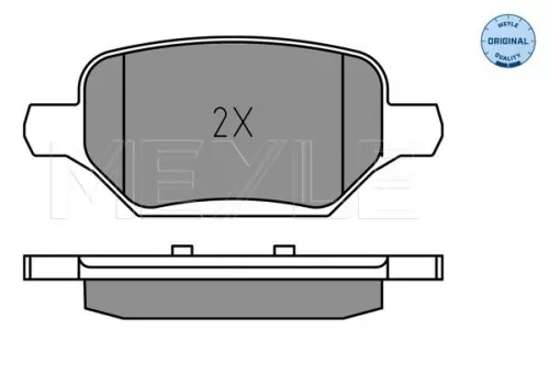MEYLE Brake Pad Set, disc brake (0252293017)