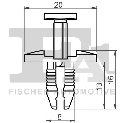 FA1 Clip, trim/protection strip (21-20009.10)