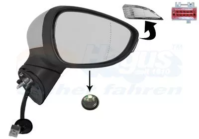 VAN WEZEL Exterior Mirror (1808828)