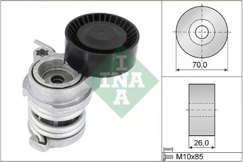 Schaeffler INA Belt Tensioner, V-ribbed belt (534070810)