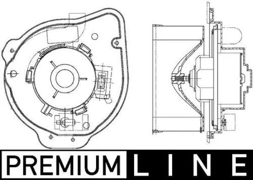 MAHLE Interior Blower (AB135000P)