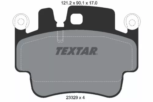 TEXTAR Brake Pad Set, disc brake (2332902)