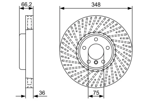 BOSCH Brake Disc (0986479W19)