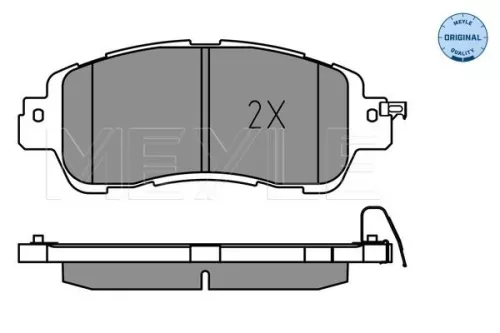 MEYLE Brake Pad Set, disc brake (0252223515)