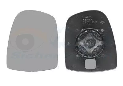 VAN WEZEL Mirror Glass, exterior mirror (4394832)