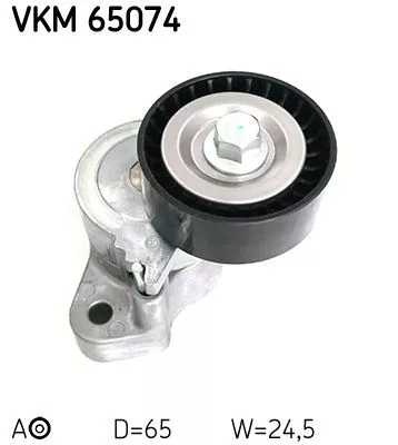 SKF Belt Tensioner, V-ribbed belt (VKM65074)