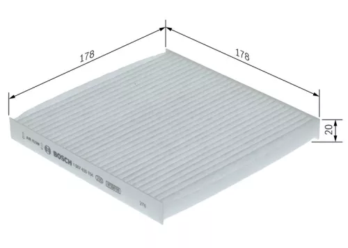 BOSCH Filter, cabin air (1987435154)