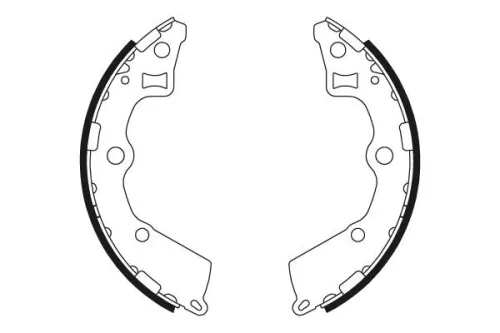 TEXTAR Brake Shoe Set (91072900)