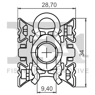 FA1 Sliding Shoe, window regulator (10-40088.25)
