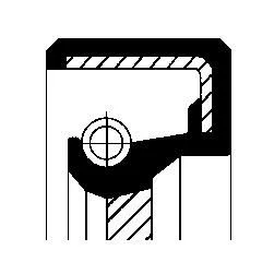 CORTECO Shaft Seal, crankshaft (12010673B)