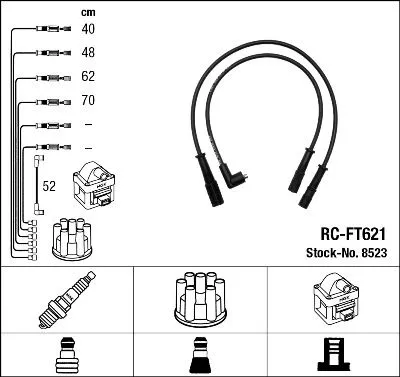 NGK Ignition Cable Kit (8523)