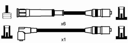 NGK Ignition Cable Kit (0561)