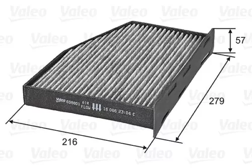 VALEO Filter, cabin air (698801)