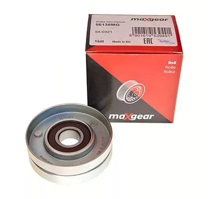 MAXGEAR Deflection/Guide Pulley, V-ribbed belt (54-0321)