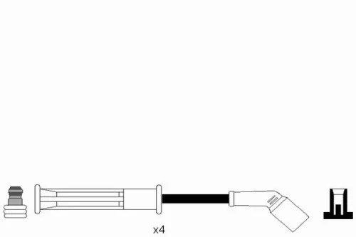 NGK Ignition Cable Kit (4081)