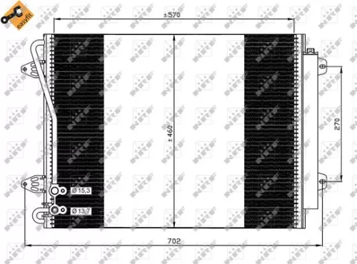 NRF Condenser, air conditioning (35613)