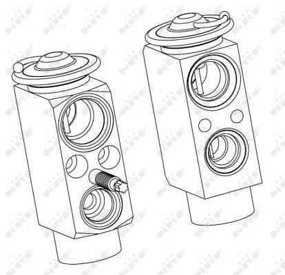 NRF Expansion Valve, air conditioning (38405)