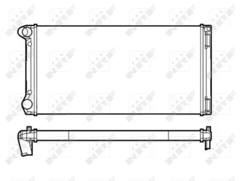 NRF Radiator, engine cooling (53249)