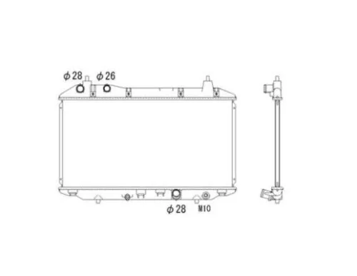 NRF Radiator, engine cooling (53529)