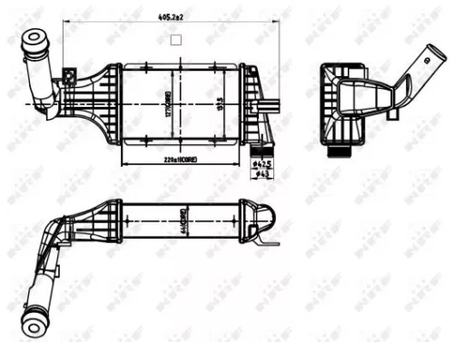 NRF Charge Air Cooler (30428)