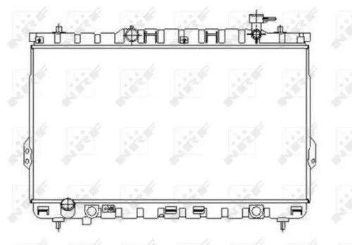 NRF Radiator, engine cooling (53357)