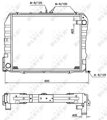 Radiator, engine cooling