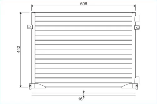 VALEO Condenser, air conditioning (817577)