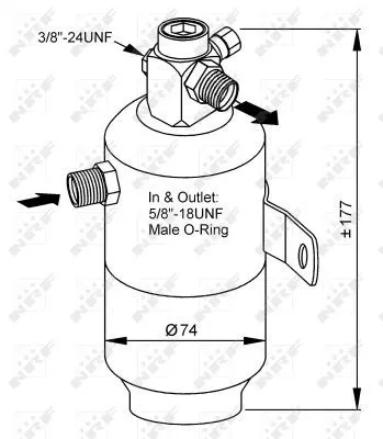 NRF Dryer, air conditioning (33170)