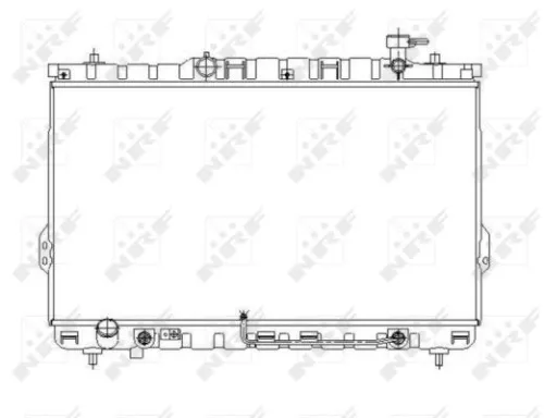 NRF Radiator, engine cooling (53646)