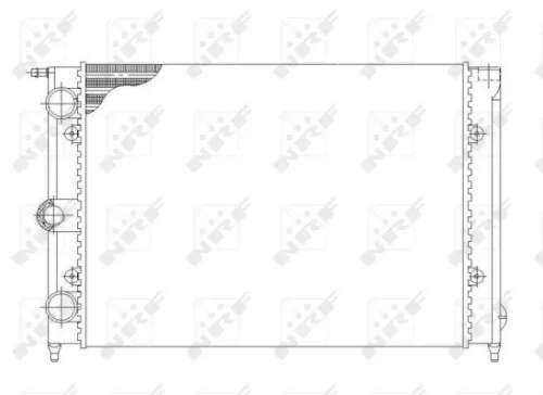 NRF Radiator, engine cooling (58697)