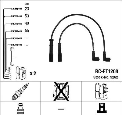 NGK Ignition Cable Kit (9262)