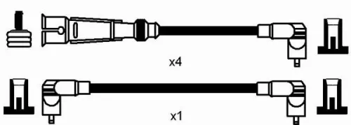 NGK Ignition Cable Kit (0941)