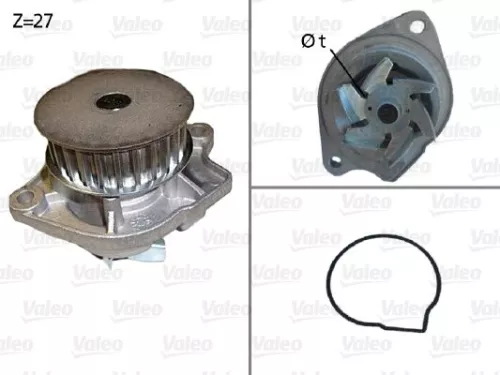 VALEO Water Pump, engine cooling (506576)