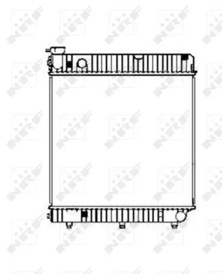 NRF Radiator, engine cooling (507665)