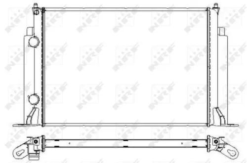 NRF Radiator, engine cooling (53609)