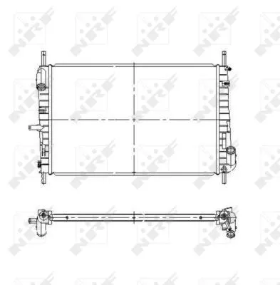 NRF Radiator, engine cooling (509641)