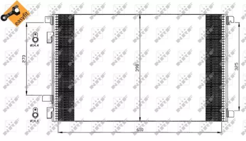 NRF Condenser, air conditioning (35449)