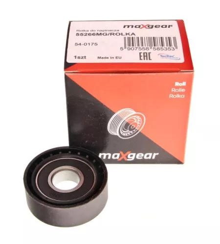 MAXGEAR Tensioner Pulley, V-ribbed belt (54-0175)