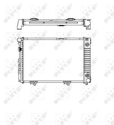 NRF Radiator, engine cooling (516574)