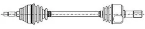 METELLI Drive Shaft (17-0522)