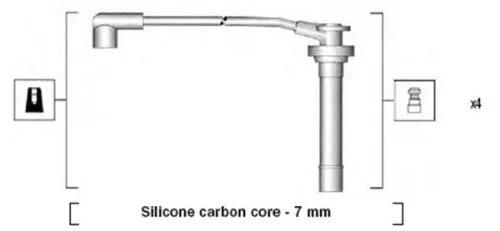 MAGNETI MARELLI Ignition Cable Kit (941295060855)