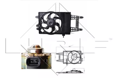NRF Fan, engine cooling (47243)