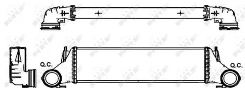 NRF Charge Air Cooler (30323)