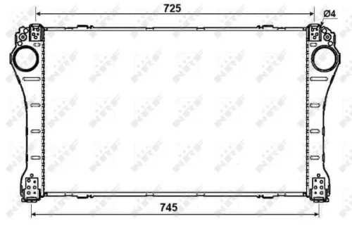 NRF Charge Air Cooler (30243)