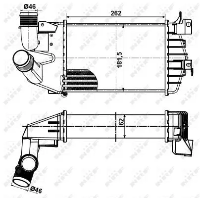 NRF Charge Air Cooler (30307)