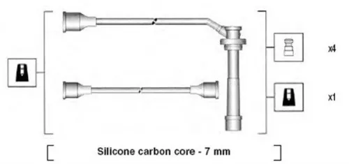 MAGNETI MARELLI Ignition Cable Kit (941285080844)