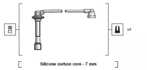 MAGNETI MARELLI Ignition Cable Kit (941318111180)