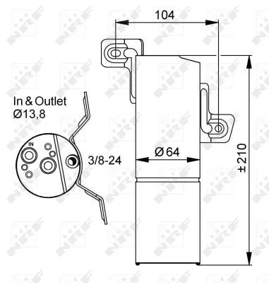 NRF Dryer, air conditioning (33303)