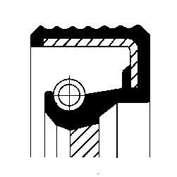 CORTECO Shaft Seal, crankshaft (46085512B)